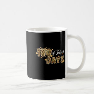 Taza De Café Leopardo 100 Días De Colegio Divertido Niños Profe