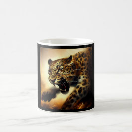 Taza De Café Leopardo (11) Gato salvaje