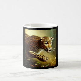 Taza De Café Leopardo (7) Gato salvaje