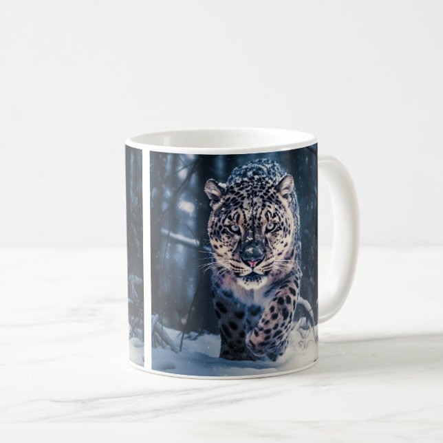 Taza De Café Leopardo de la nieve (Anverso derecho)