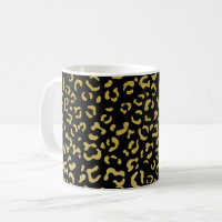 Leopardo de oro, Purpurina de oro, patrón de leopa