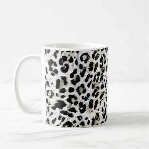 Taza De Café Leopardo - huella animal manchada