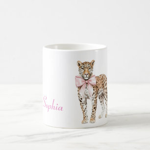 Taza De Café Leopardo rosa