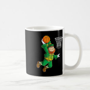 Taza De Café Leprechaun Bysketbyll Dunk St Patricks Day Boys Me