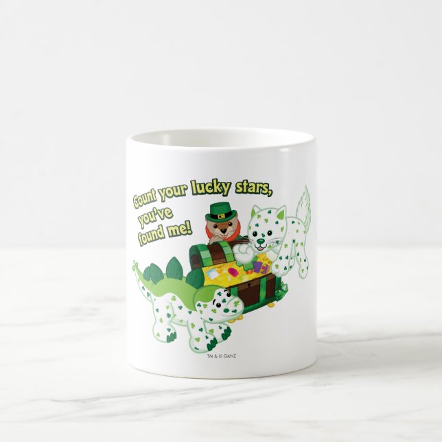 Taza De Café Leprechaun de Webkinz
Gato del trébol
Dino (Centro)