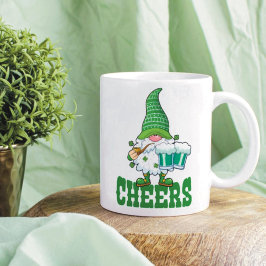 Taza de café Leprechaun del día de San Patricio