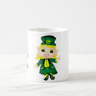 Taza De Café Leprechaun irlandés