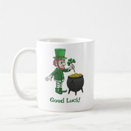 Taza De Café Leprechauns Good Luck