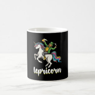 Taza De Café Lepricorn Leprechaun Unicorn Día de San Patricio