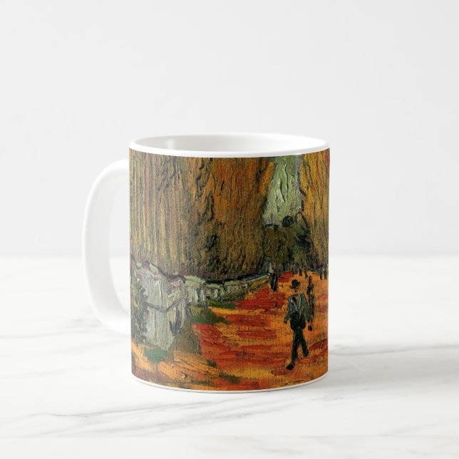 Taza De Café Les Alyscamps (cementerio) de Vincent van Gogh (Anverso izquierdo)