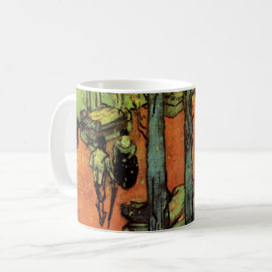 Taza De Café Les Alyscamps, Hojas de Otoño por Vincent van Gogh