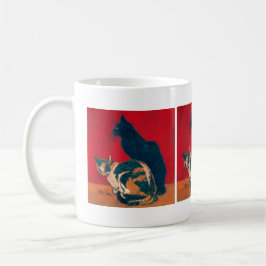 Taza De Café Les Chats by Theophile Steinlen