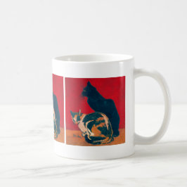 Taza De Café Les Chats by Theophile Steinlen