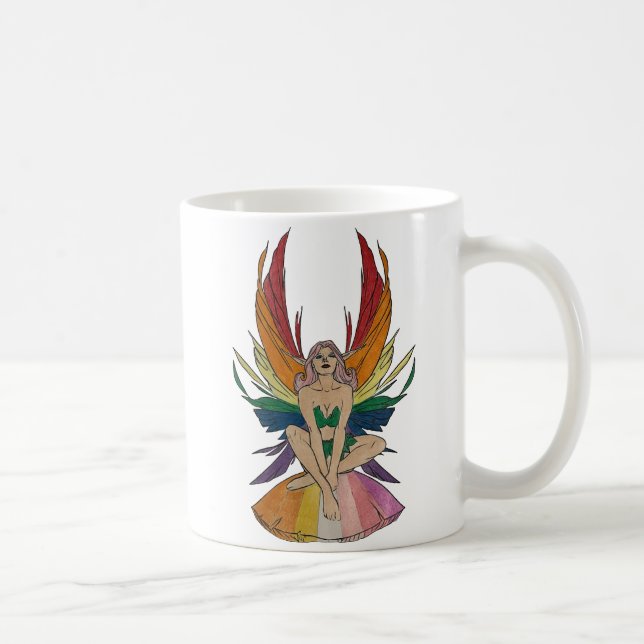 Taza De Café Lesbian Faerie (Derecha)