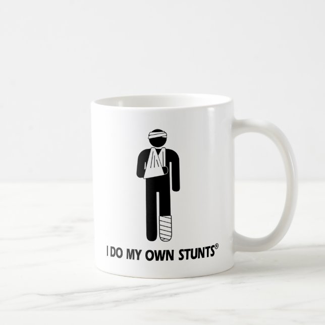 Taza De Café Lesión mis propios trucos (Derecha)
