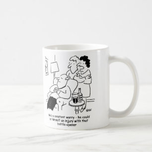 Taza De Café Lesiones traumáticas con un dispositivo de apertur