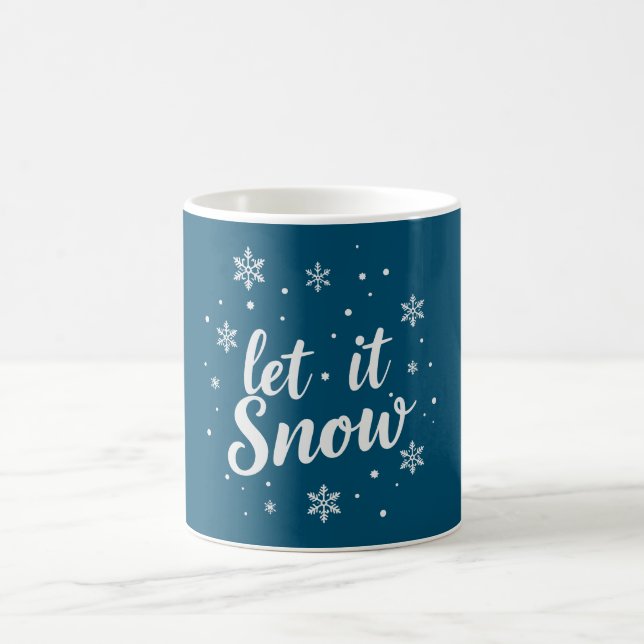 Taza De Café Let it snow, let it glow! (Centro)