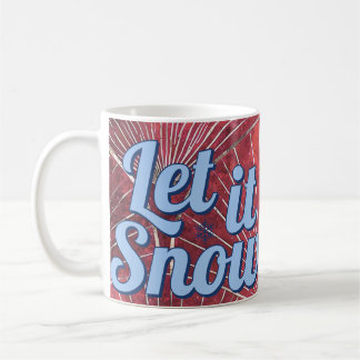 Taza De Café Let it snow mug