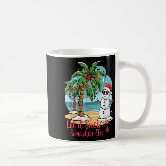 Taza De Café Let It Snow… Somewhere Else – Trocal Christmas Fun (Derecha)
