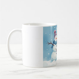 Taza De Café Let’s Chill Together Snowman Family Mug