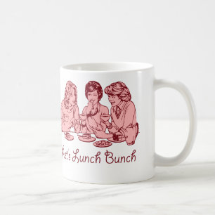 Taza De Café Let’s Lunch Bunch gráfico retro de los 50