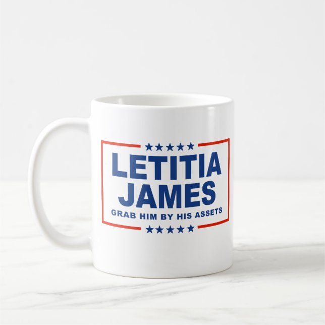 Taza De Café Letitia James - Agarrarlo por sus activos (Izquierda)