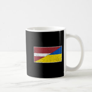 TAZA DE CAFÉ LETONIA BANDERA UCRANIANA NACIONALIDAD UCRANIANA L