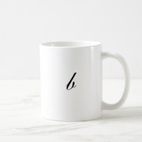 Letra b mug