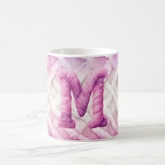Taza De Café Letra blanca morada cálida rosa M (Centro)