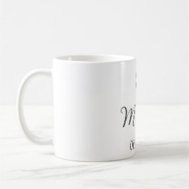 Taza De Café Letra boda de corazón plateado nombre de pareja le