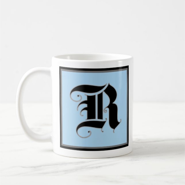 Taza De Café Letra caligráfica mayúscula R (Izquierda)