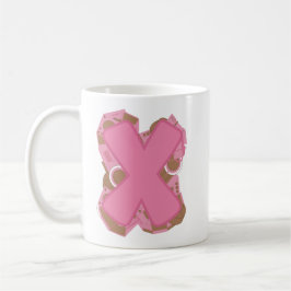 Taza De Café Letra de café X: Inicial de monograma