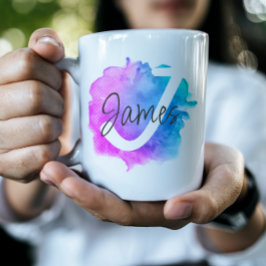 Taza De Café Letra de moda personalizada Nombre Cofee Mug