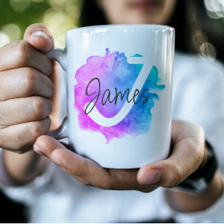 Taza De Café Letra de moda personalizada Nombre Cofee Mug