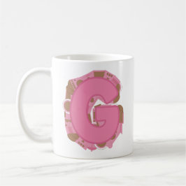 Taza De Café Letra G del café: inicial de monograma