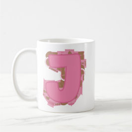 Taza De Café Letra J de Café: Inicial Monograma