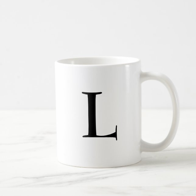 Taza De Café "Letra L " (Derecha)