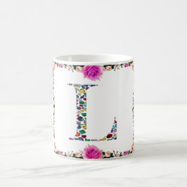 Taza De Café Letra L monograma