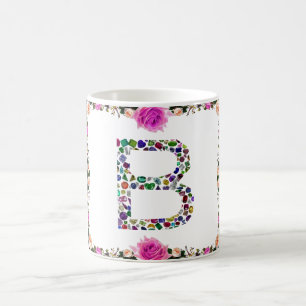Taza De Café Letra monográfica inicial B