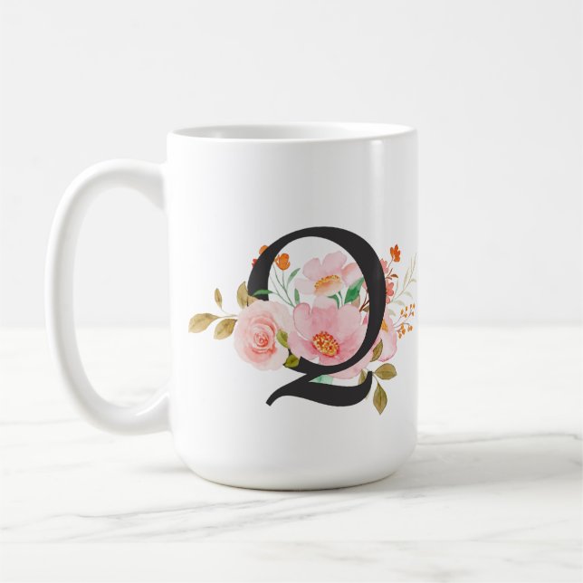 Taza De Café Letra Q (Izquierda)