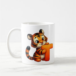 Taza De Café Letra T like Tiger Classic Mug, 325 ml
