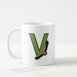 Taza De Café Letra V mug