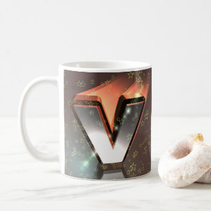 Taza De Café Letra V Mug