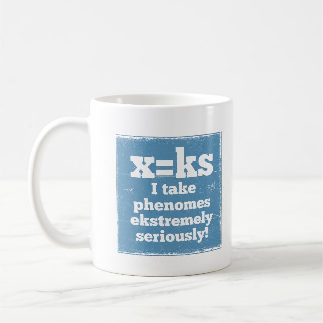 Taza De Café letra x fenomas ks sonido phonics (Izquierda)