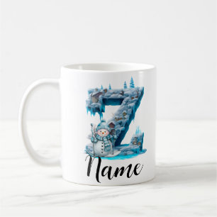 Taza De Café Letra Z inicial personalizada