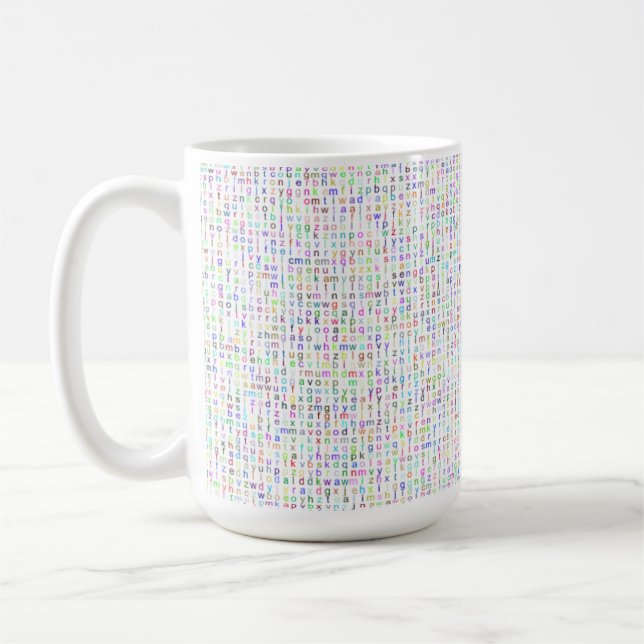 Taza De Café Letras 15oz Mug (Izquierda)