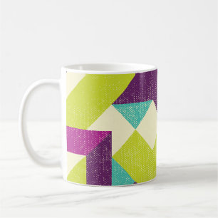 Taza De Café Letras decorativas: Patrón dibujado a mano