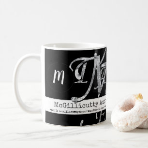 Taza De Café Letras elegantes para Personalizado de negocios ne