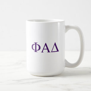 Taza De Café Letras griegas de Phi Alpha Delta