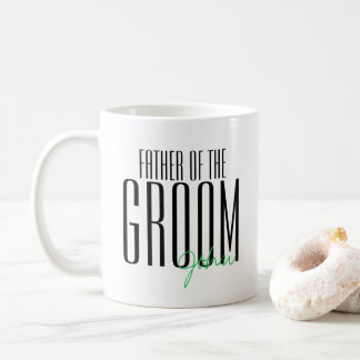 Taza De Café Letras intrépidas "padre banquete de boda del